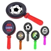 Best selling high quality noise maker birthday party favor carnival round football shaped plastic sports events cheering clap