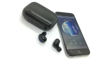 Long battery life TWS earphone with charge case 35mAh earbuds and 2500mAh case standby 360days with battery capacity display - ANKUX.COM
