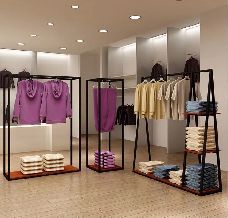Fashion Retail Clothes  Rack  Clothing  Shop Fitting For 