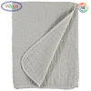 C605 Lock Pick-Stitched Throw Soft Textile Blanket 100% Cotton Home Sofa Bed Air Light Weight Throw Blanket