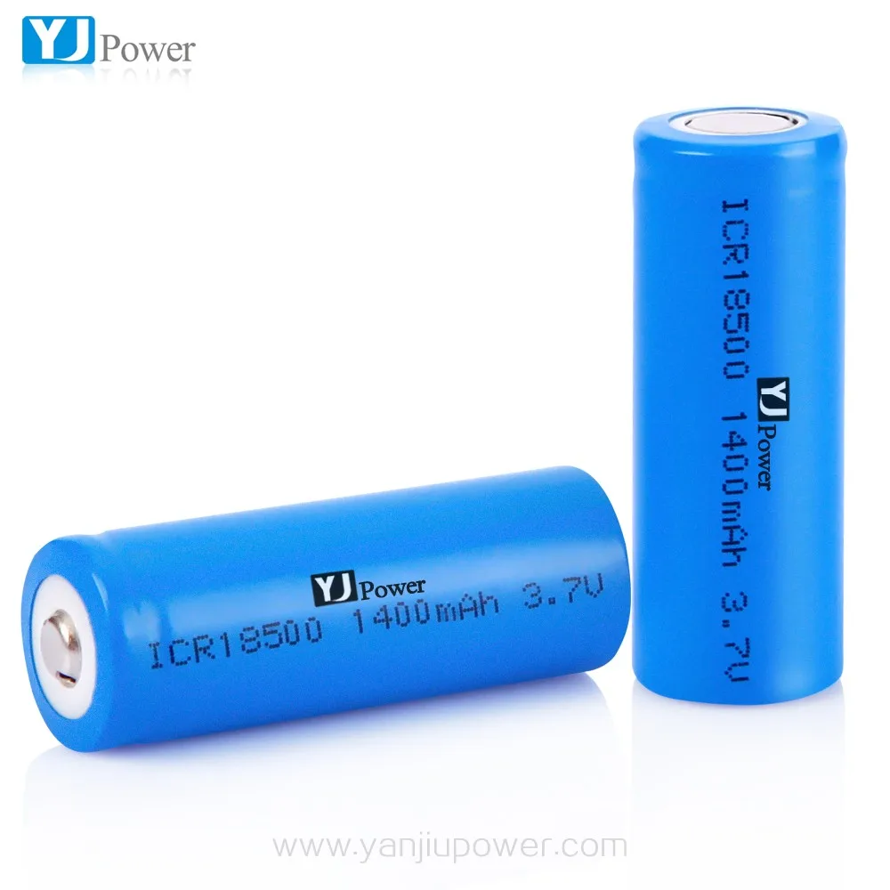 18500 Li Ion Battery Cell 37v 1400mah Flat Top And High Top External Cell Buy 18500 Li Ion 1569