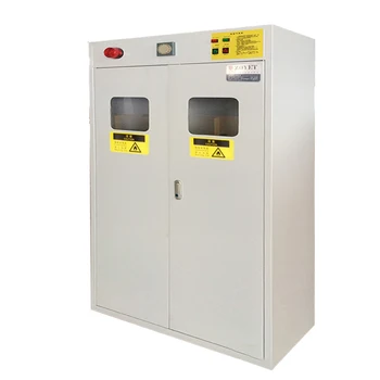 4 Cylinder Fireproof Gas Cylinder Storage Cabinet Cage Laboratory