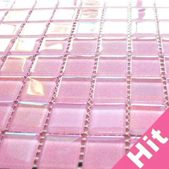 Iridescent Hot Pink Gl Mosaic Tiles Iridescent Hot Pink Gl Mosaic Tiles Product On Alibaba