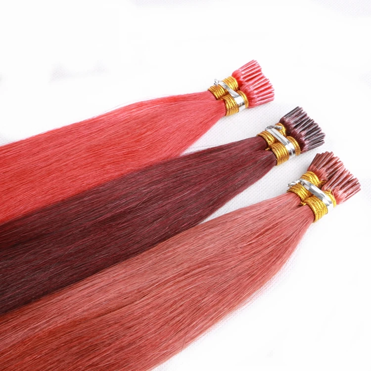 

XUCHANG HARMONY 50grams 20inch 22inch virgin remy quality individual pre bonded i tip micro bead hair extensions