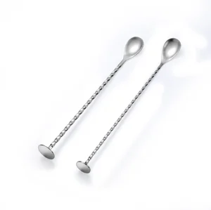 Image of Hot Sale Stainless steel mixing spoon bar swizzle cocktail spoon