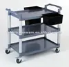 PP black open style multiduty rolling cart