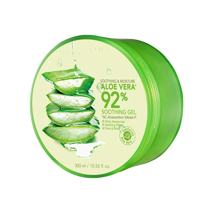 
Natural Moisturizing Whitening Acne Remover Sun Repairing Aloe Vera 92% Soothing Face Gel  (62138851785)