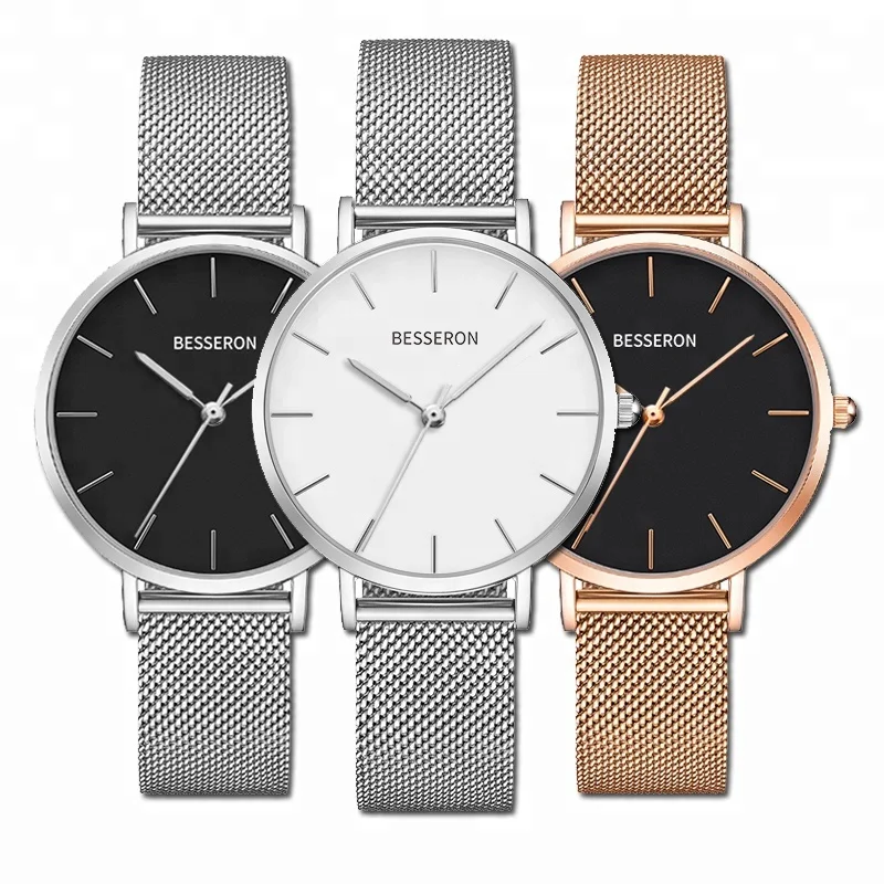 

OEM Minimalist Watch Custom logo japan movt stainless steel wrist watch women lady luxury watch women