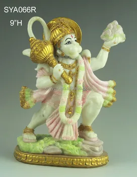 Gambar Indian Item Pooja Hindu Dewa Hanuman Terbang Patung