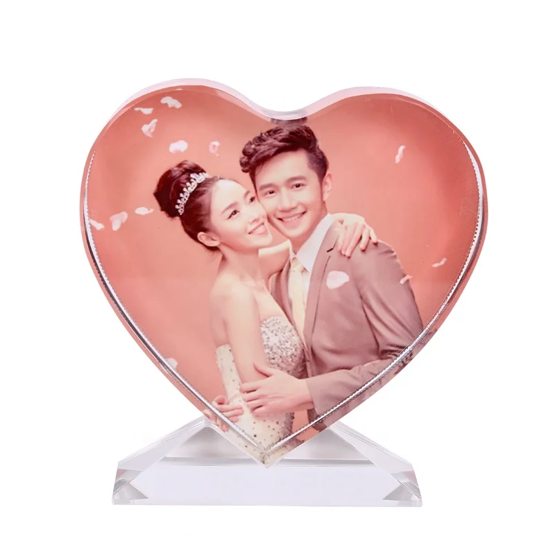 Romantic Heart Glass Crystal Cover Wedding Album Buy Heart Shape