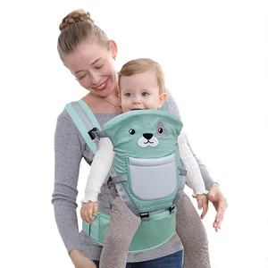 Adjustable infant baby wrap front facing baby carrier