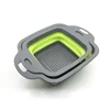 Food-Grade Silicone kitchen Strainer Space-Saver 2 Pace Collapsible Folding Strainer Colanders