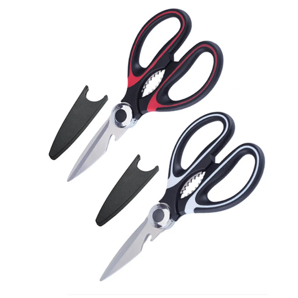 

Heavy Duty Kitchen Shears Award Winning Best Multi-Purpose Utility Scissors for Chicken, Poultry, Red;blue;black;green