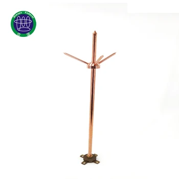 High Quality Copper Lightning Rod For Lightning Protection - Buy High ...