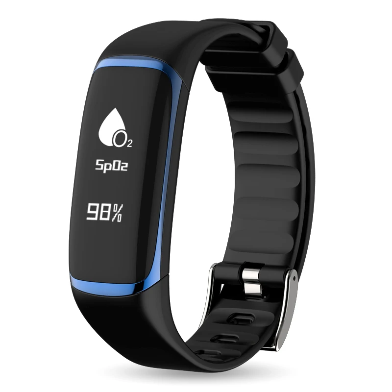 

P9 Smart Band Pulse Heart Measuring Respiratory Rate Cardiac Bracelet High Accuracy Blood Oxygen SPO2 HRV Monitor Watch, N/a