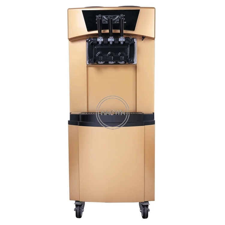 High quality With 3 Outlets Commercial Soft Ice Cream Machine for sale