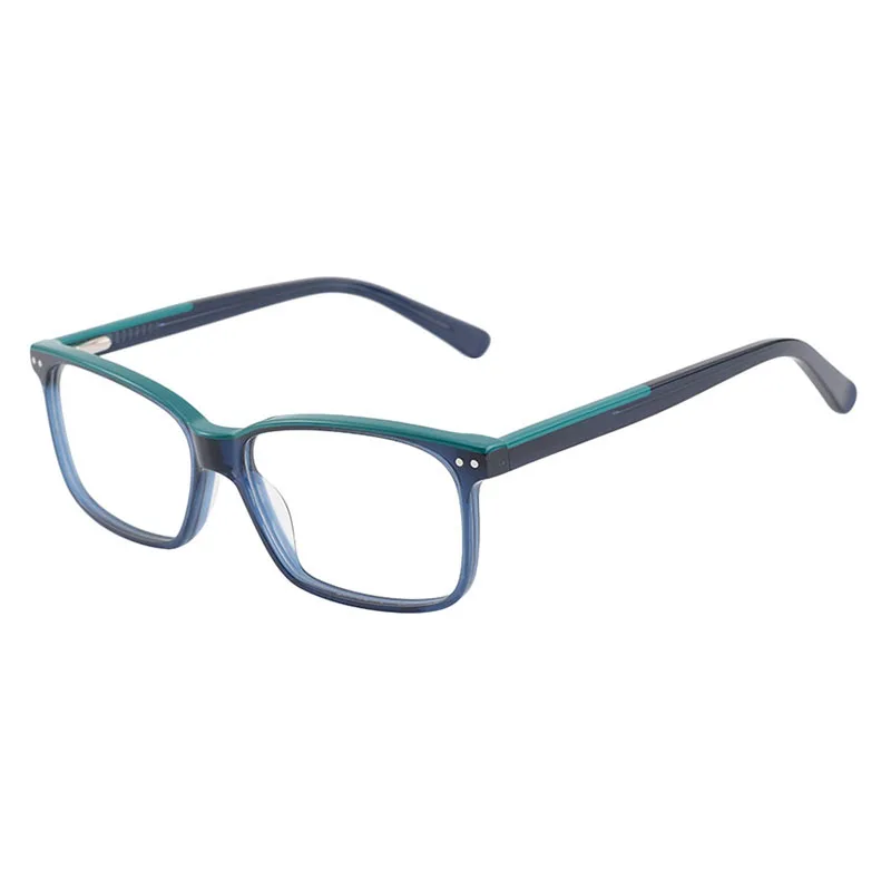 

New Model Black Handmade Optical Distribution Frame Optical Frames, Blue/black