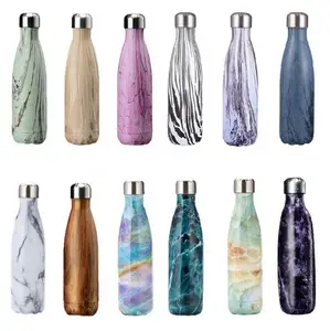 Image of 2019 ready to ship 500ML cola shape drink stainless steel insulated sportbottle flask cola shape thomas bottle
