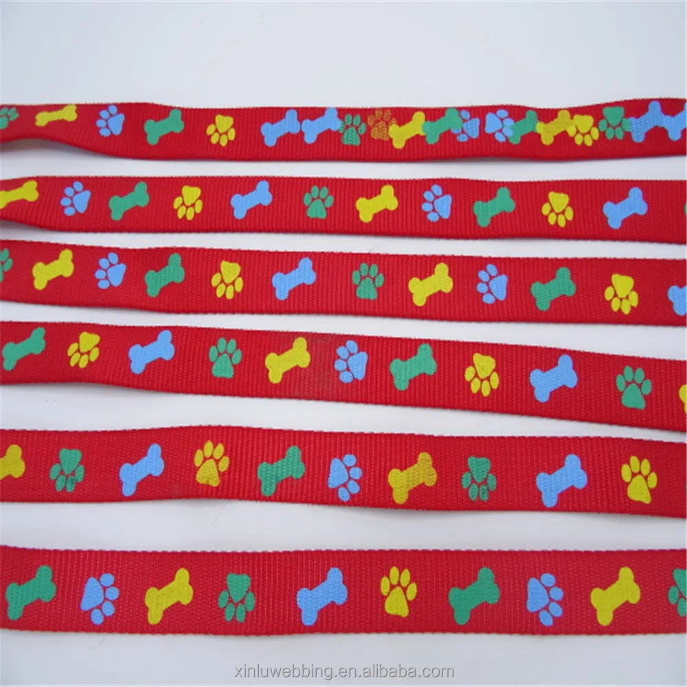 
Custom size colorful printed webbing 