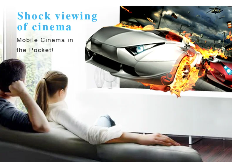 
Chinese mini portable pico projector headlight 1080p data show android mini projector k5 