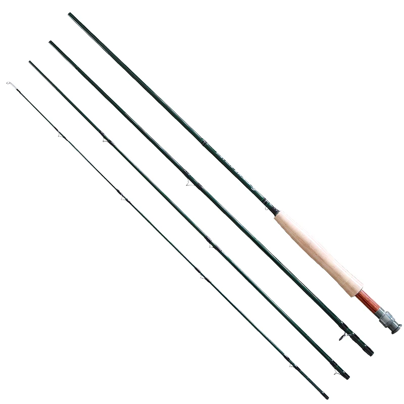 

9' 5# 4pcs carbon fly fishing rod in stock
