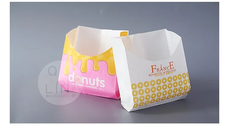 Download Greaseproof Paper Food Packaging Donut Kraft Paper Bag - Buy Side Gusset Donut Kraft Paper Bag ...