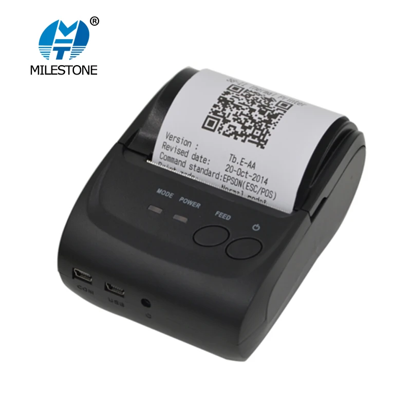 

MHT-5802 Wireless Android Mobile Bluetooth Thermal Printer 58mm Mini Receipt Printer For Samsung and iphone