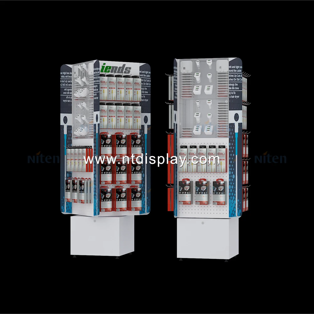 mobile phone accessories display racks