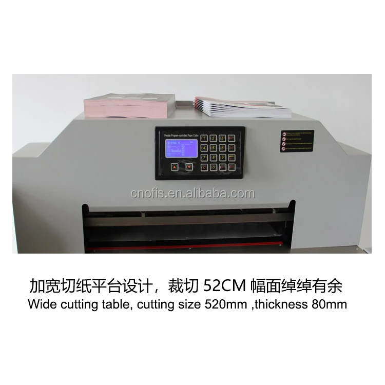 520h Program Book Cutting Machine 52cm Paper Cutter Buy Book Cutting