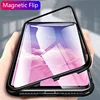 2019 New model Metal+tempered glass First generation magnetic phone cases for Samsung S10