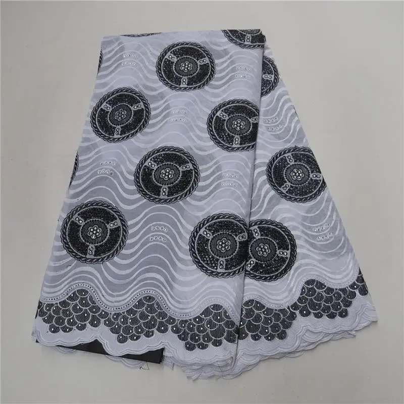 
LP80849-African Lace Fabric 2018 Embroidered Nigerian Laces Fabric Blue High Quality Swiss Voile Lace Fabric For Women Party 