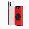 Factory LED Screen 2 led lights qi wireless charger power bank Slim power bank wireless for mobile phone