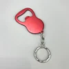 Personalized Metal Custom Bottle Opener Keychain Keyring Custom Promotional Key Chain Ring Beer Bottle