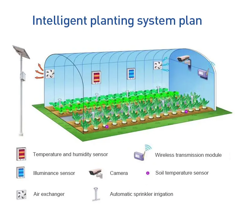 GPRS/LoRa online networking greenhouse planting carbon dioxide concentration detector import probe sensor - ANKUX.COM