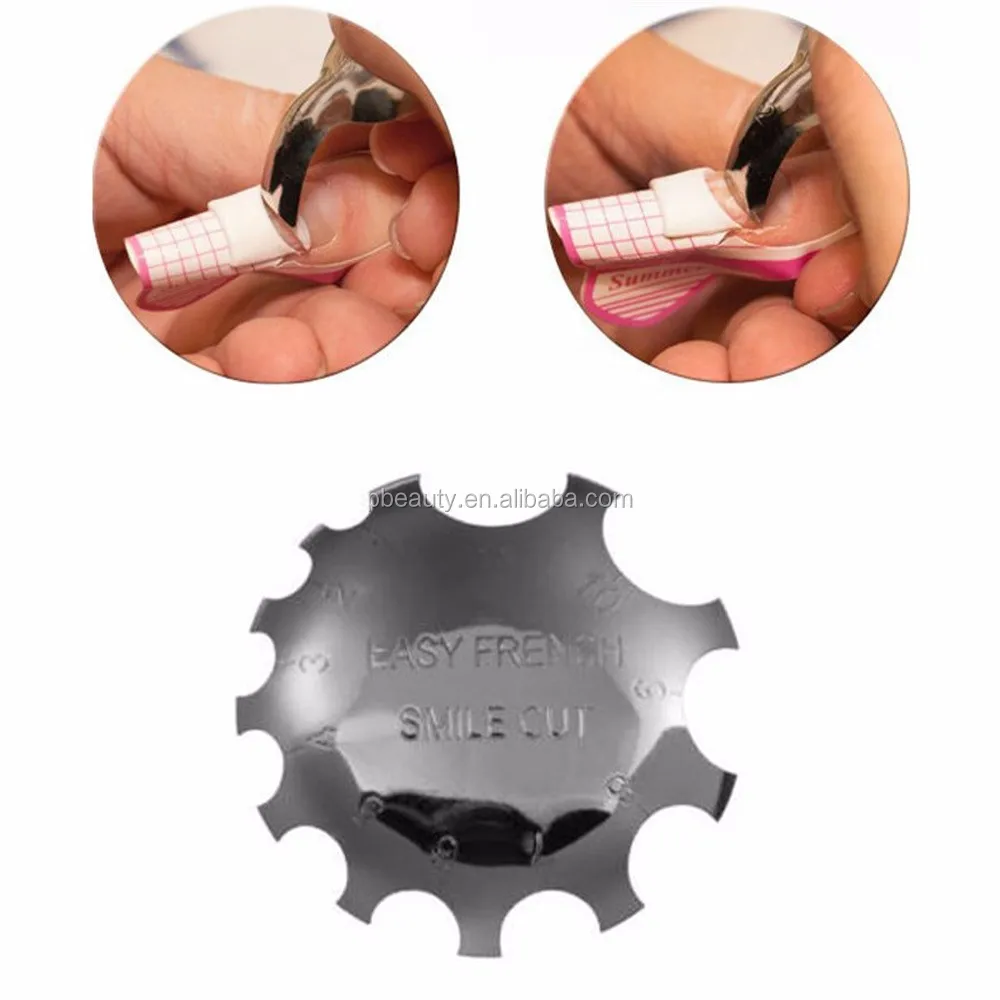 2018 The Newest Nail Easy French Smile Cutter; 9 Size Nail Easy Line