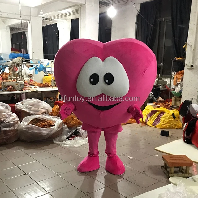 

Funtoys CE red heart mascot costume for adult