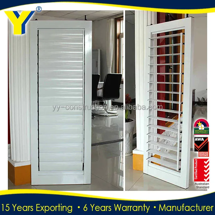 Aluminium Louvered French Doors Plantation Shutters From China