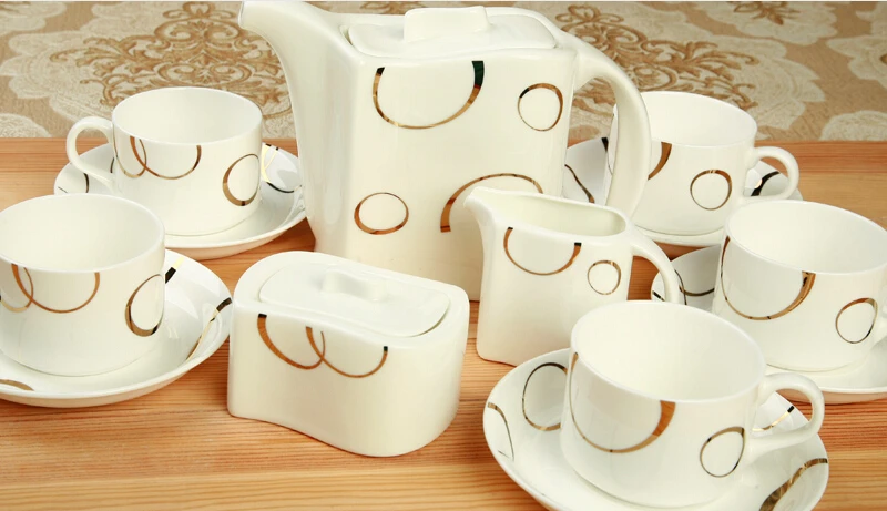Coffee Set Fashion Bone China Sets High Quality Cup Coffee Set Fashion Bone China Sets High Quality Cup And Saucer 15 Pieces