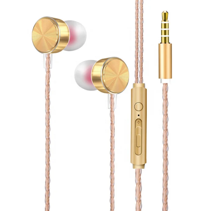 

Wired Remote Earphones With Heavy Bass Earbuds For Apple Android