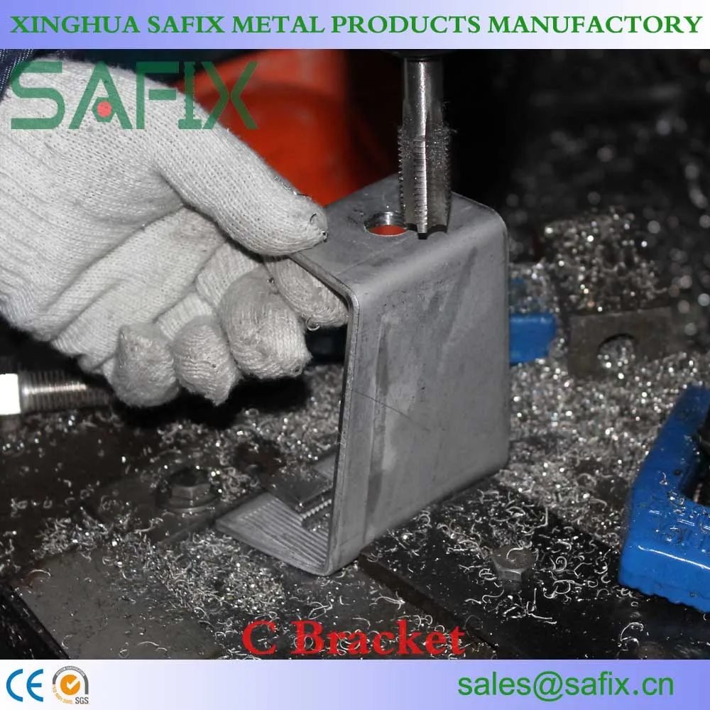 
SS304/316L Stainless Steel Stone Cladding C Bracket/Anchor for marble fixing system 