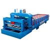 XN-828 servo motor arc alu zinc aluminium frame ceiling plate antique metal tile sheet panel glazed roof tile making machine