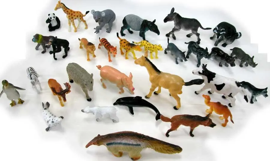 plastic animal figurines