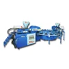 Rotary table type kids two color causal shoes injection moulding machine