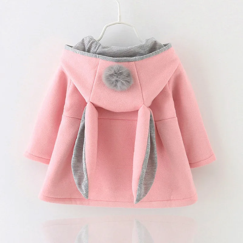 

Cheap Autumn Baby Outwear thin Infants Girls Cute Hooded Princess Jacket Coats, As pictures or customized