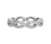 YCR6946 Latest 925 Sterling Silver Finger Ring with bright CZ