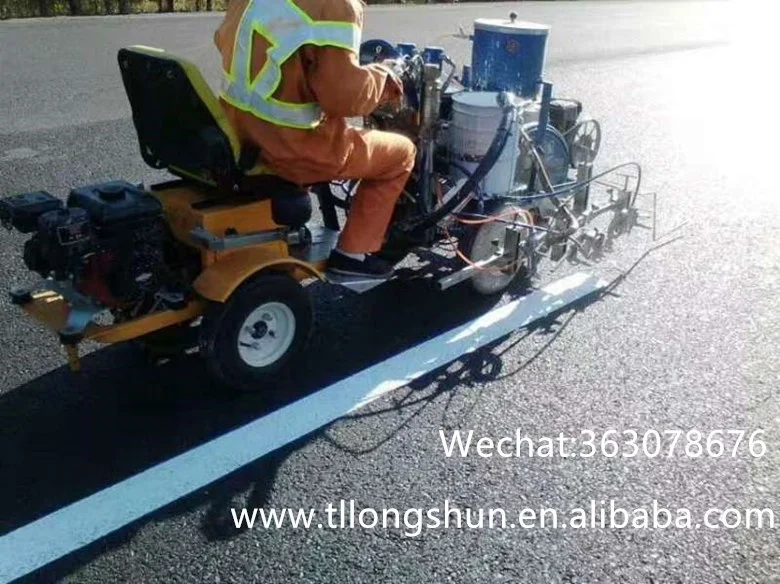 
Airless two component cold paint spray road marking machine 