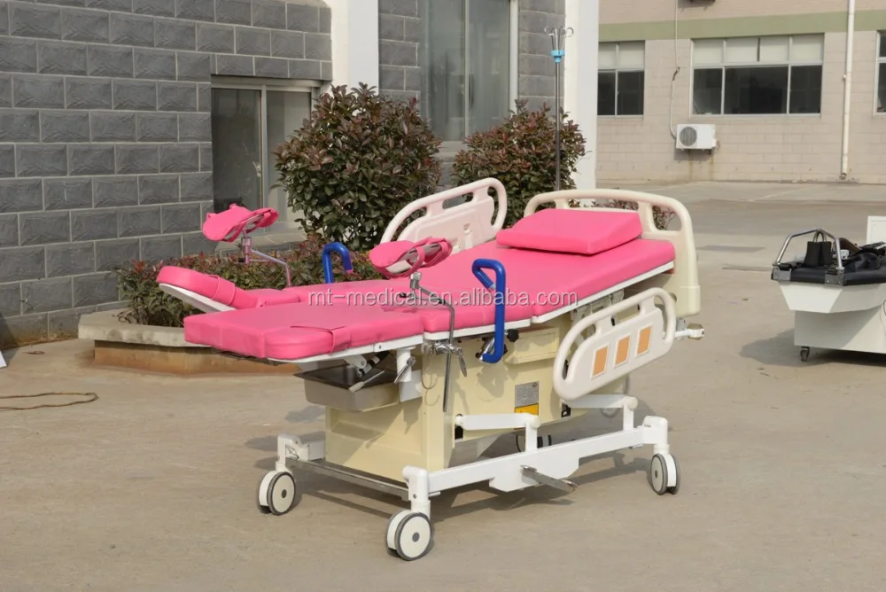 Hospital Stainless Steel Electric Furniture Gynecological Obstetric Examination Delivery Bed