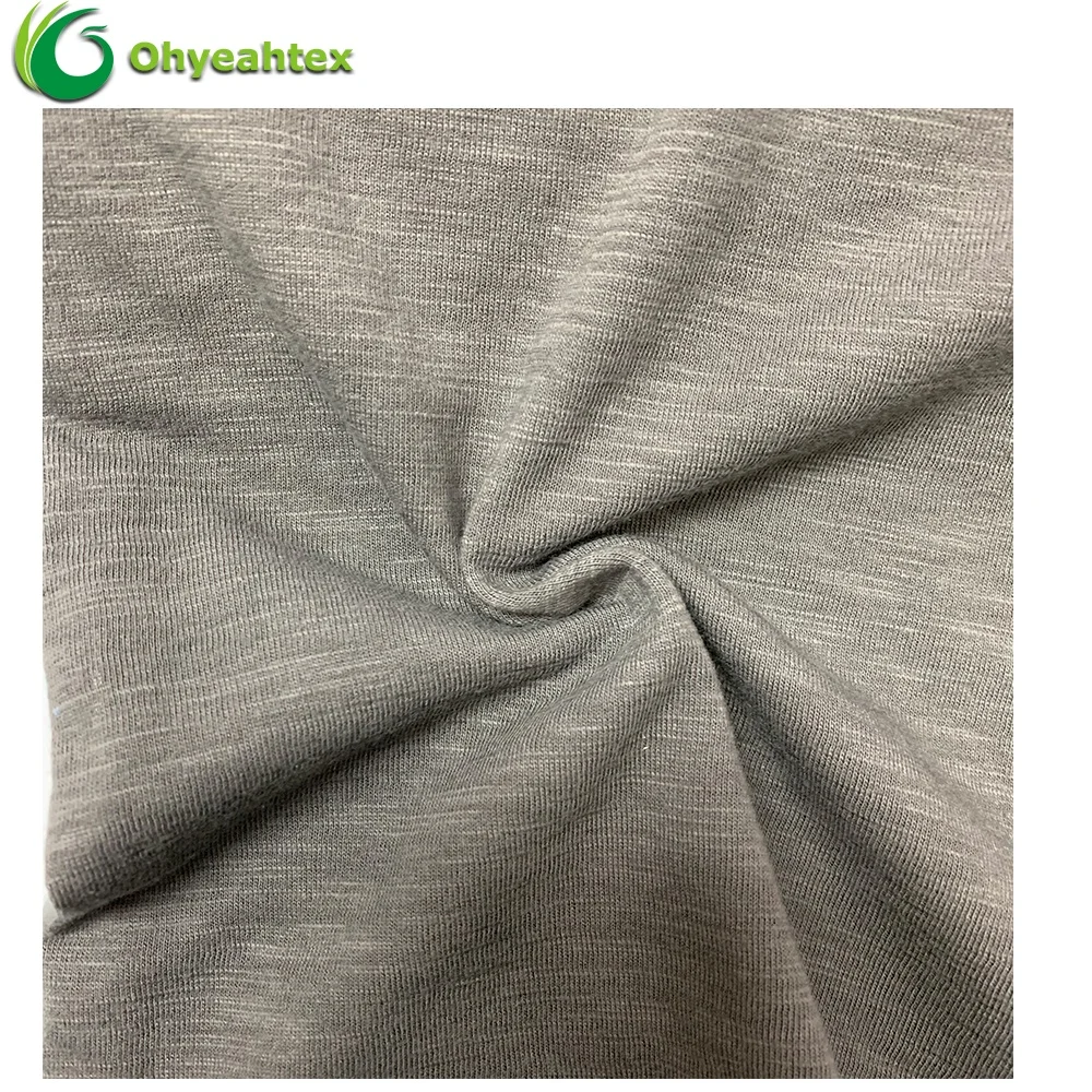 32s Knitted Slub Jersey Cotton Yarn Fabric For Cloths Buy Slub Jersey