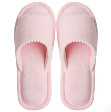 

Autumn winter fashionable and lovely home slippers women indoor and comfortable prevent slippery lover cotton slippers