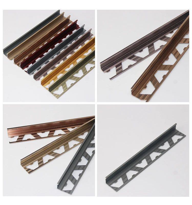 Flexible Chrome Trim Aluminium L Profile Tile Edging Trim - Buy L Shape ...